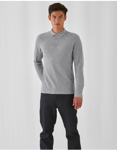 B-PUI12-Mens Long Sleeve Polo ID.001